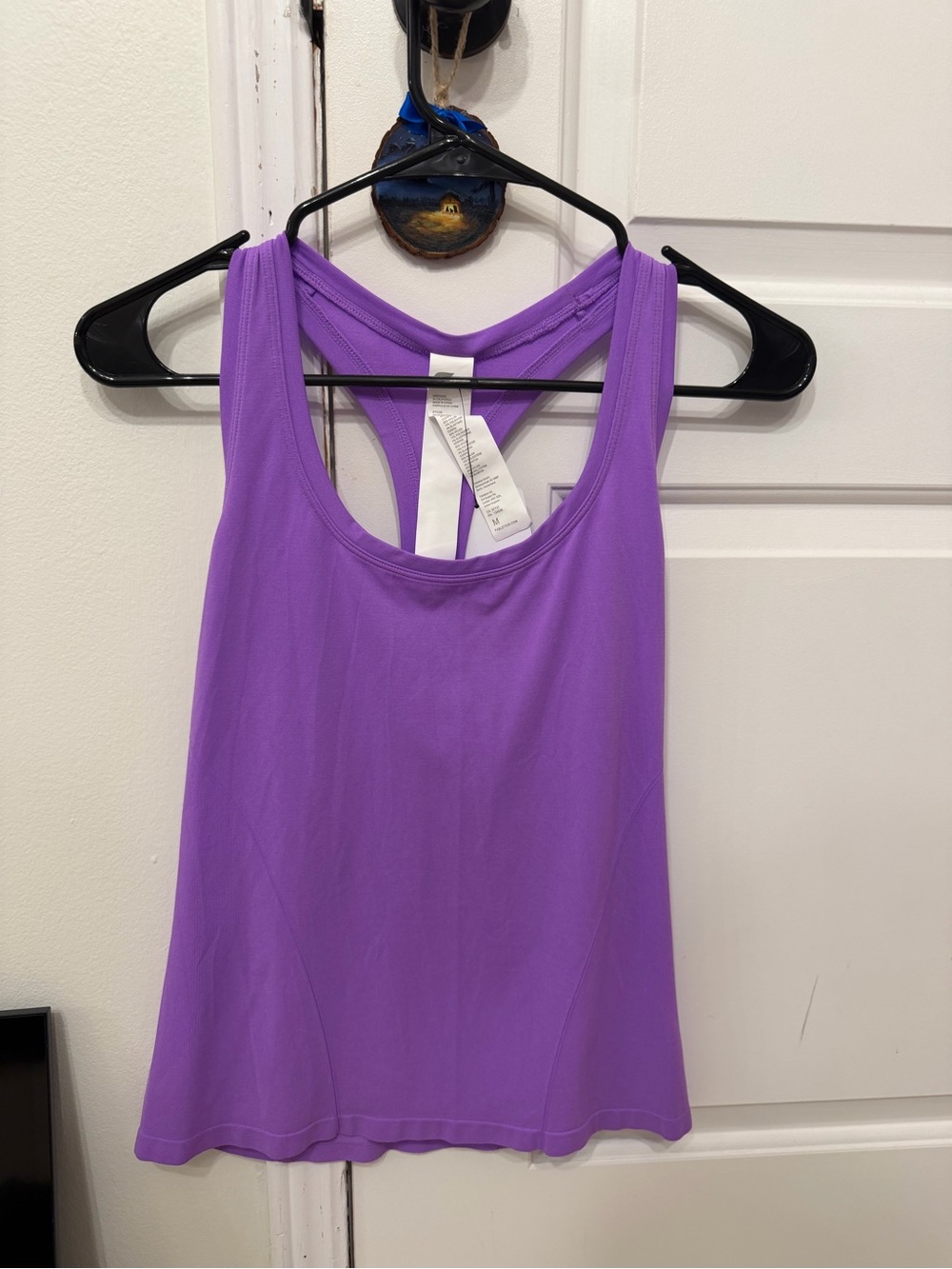 Fabletics Lavender Racerback Workout Tank